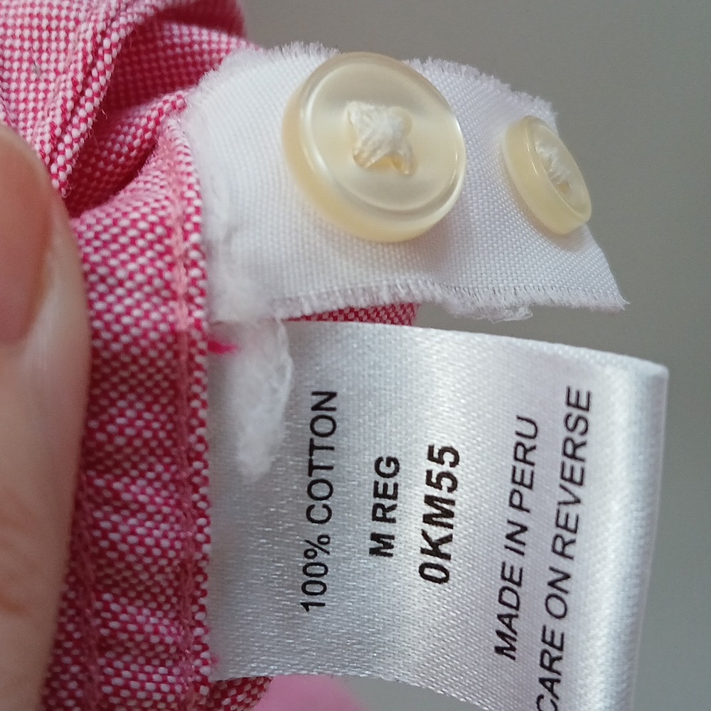 LL Bean Pink Oxford Button Down - Picture 3 of 7